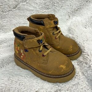 Disney Pooh Light Up Boots Toddler 6.5